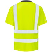 Leo Workwear Newport Yellow Comfort EcoViz Hi Vis T-Shirt