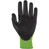 TraffiGlove TG5140 MicroDex Ultra Cut C Nitrile Foam Palm Coated Green Gloves - 13g