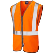 Leo Workwear Eggesford Orange RIS Quick Release Hi Vis Vest