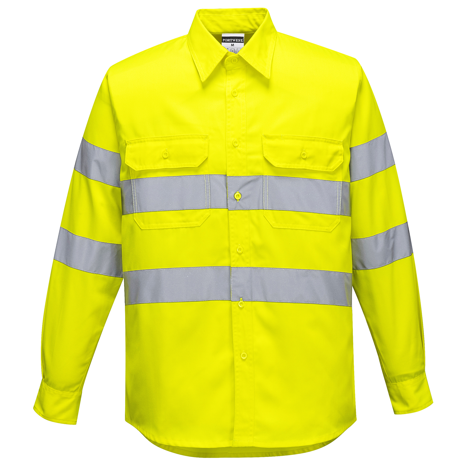 Hi Viz col Rond de sécurité Sweat-Shirt pour Homme Haute visibilité Sécurité Workwear Pull 