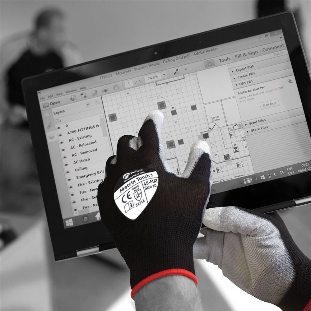 Touch Screen Work Gloves