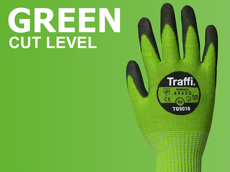 Green Traffi Gloves