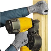 Ansell HyFlex 11-801 Breathable Dark Grip Glove with Foam Nitrile Coating - 15g