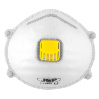 JSP Olympus 122 FFP2 Valved Moulded Disposable Masks (Pack 10) BEK120-001-A00