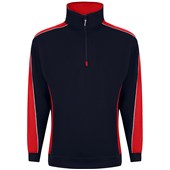 ORN 1288 Avocet Polycotton Quarter Zip Sweatshirt 320g
