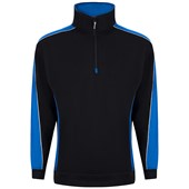 ORN 1288 Avocet Polycotton Quarter Zip Sweatshirt 320g