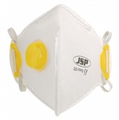 JSP Olympus 222 FFP2 Valved Fold Flat Disposable Masks (Pack 10) BEB120-101-A00