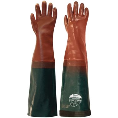 Polyco Long John PVC Coated Gauntlet Gloves 64cm 3413