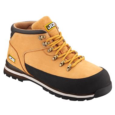JCB 3CX Waterproof Safety Hiker Honey