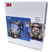 3M 6000 Series Full Face Mask (Without Filters) Various Sizes Available