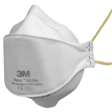 3M 9310+ Aura FFP1D Fold Flat Respirators (Pack 20)