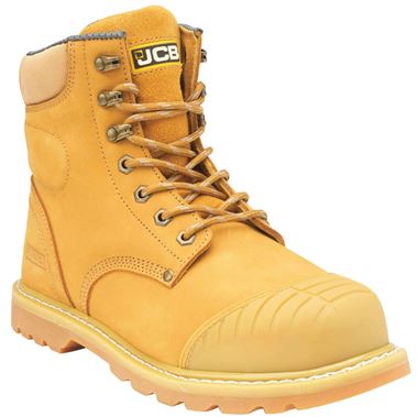 JCB 5CX+H Honey Side Zip Safety Boot S1P HRO