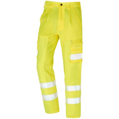 ORN 6900 Vulture Yellow Level B Cut Resistant Polycotton Hi Vis Ballistic Trouser