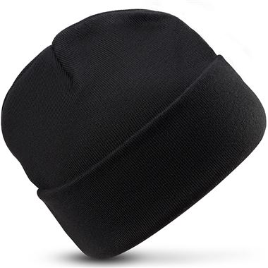 ORN 7185 Knitted Double Layer Fleece Lined Beanie Hat