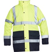 Blackrock Yellow Two Tone Padded Waterproof Hi Vis Jacket