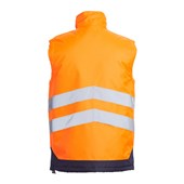 Blackrock Rail Orange Performance Padded Hi Vis Bodywarmer