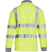Blackrock Yellow Hi Vis Long Sleeve Polo Shirt