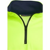 Blackrock Yellow 1/4 Zip Hi Vis Sweatshirt