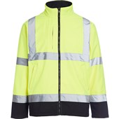 Blackrock Yellow Two Tone Hi Vis Softshell Jacket