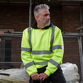 Blackrock Yellow Hi Vis Sweatshirt