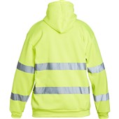 Blackrock Yellow Hi Vis Hooded Sweatshirt