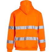 Blackrock Rail Orange Hi Vis Hooded Sweatshirt