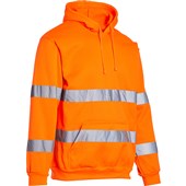 Blackrock Rail Orange Hi Vis Hooded Sweatshirt