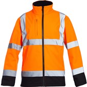 Blackrock Rail Orange Two Tone Hi Vis Softshell Jacket