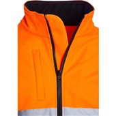 Blackrock Rail Orange Two Tone Hi Vis Softshell Jacket