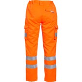 Blackrock Rail Orange Polycotton Hi Vis Cargo Trousers