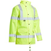 Blackrock Yellow Class 4:3 Breathable Waterproof Hi Vis Jacket