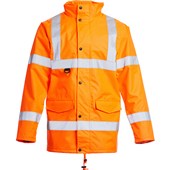 Blackrock Rail Orange Class 4:3 Breathable Waterproof Hi Vis Jacket