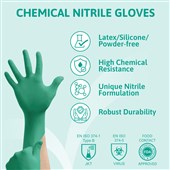 Ansell TouchNTuff 92-600 Powder Free Nitrile Disposable Gloves AQL1.5 (Box 100)