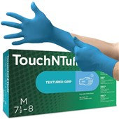 Ansell TouchNTuff  92-670 Blue Powder Free Nitrile Disposable Gloves AQL1.5 (Box 100)