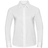 Russell Collection 932F Ladies Long Sleeve Easy Care Oxford Shirt 135g
