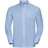 Russell Collection 932M Mens Long Sleeve Easy Care Oxford Shirt 135g