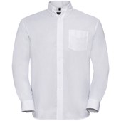 Russell Collection 932M Mens Long Sleeve Easy Care Oxford Shirt 135g