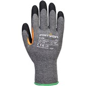 Portwest A106 Reinforced Thumb Glove with Latex Coating 10g Multipack (Pack 12)