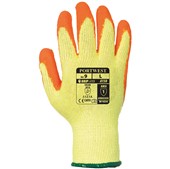 Portwest A150 Classic Orange Latex Grip Gloves - 10g