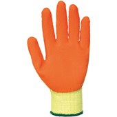 Portwest A150 Classic Orange Latex Grip Gloves - 10g