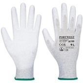 Portwest A199 Grey Antistatic PU Palm Glove 