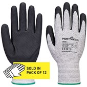 Portwest A312 Nitrile Diamond Knit Glove with Nitrile Foam Coating - 13g Multipack (Pack 12)