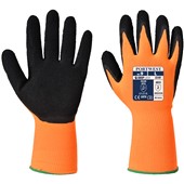 Portwest A340 Hi Vis Grip Gloves with Latex Foam Coating - 13g