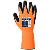 Portwest A340 Hi Vis Grip Gloves with Latex Foam Coating - 13g
