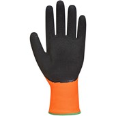 Portwest A340 Hi Vis Grip Gloves Longer Cuff with Latex Foam Coating - 13g