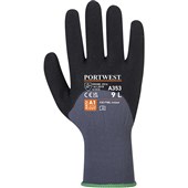 Portwest A353 DermiFlex Ultra Plus Gloves with 3/4 Nitrile Coating - 15 gauge