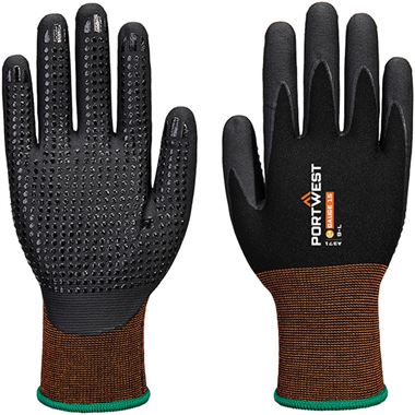 Portwest A371 GP15 Nitrile Dot Grip Glove with Dotted Nitrile Micro Foam Coating - 15g