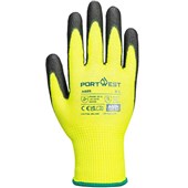 Portwest A625 Viz-Tex Cut D Glove with PU Coating - 13g
