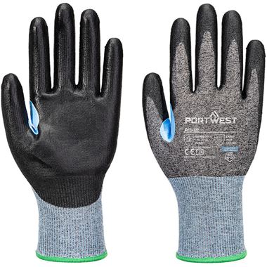 Portwest A642 CS Cut D PU Glove with Smooth PU Coating - 18g