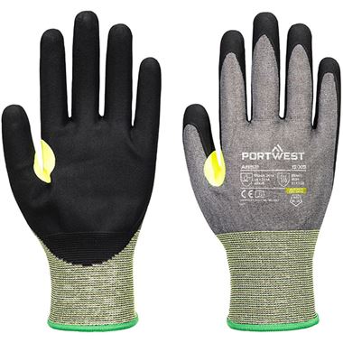 Portwest A652 CS21 Cut E Nitrile Glove with Nitrile Foam Coating - 21g